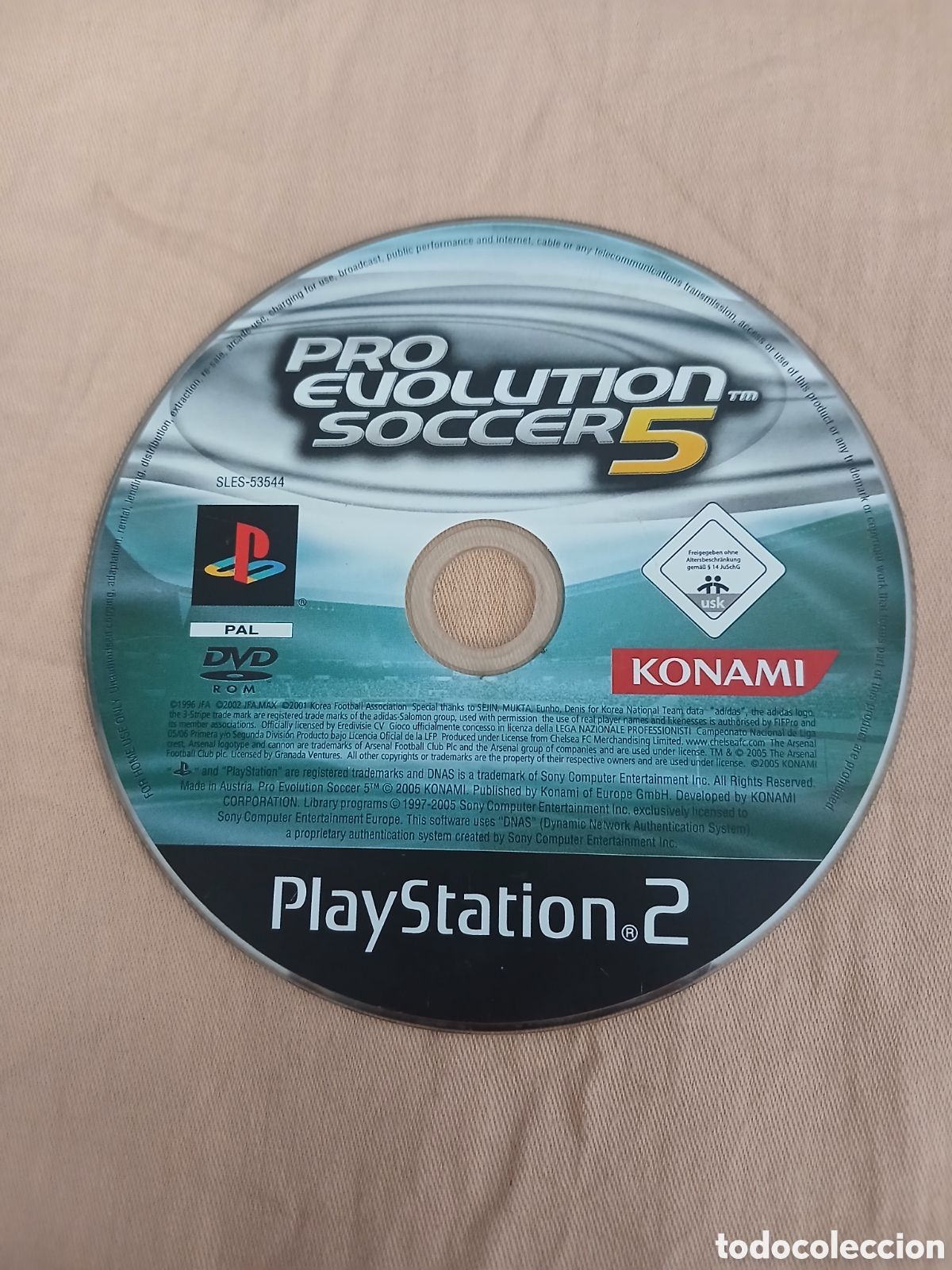 Videojuegos y Consolas: Videojuego de f&uacute;tbol Pro Evolution Soccer 5 para la consola PlayStation 2.