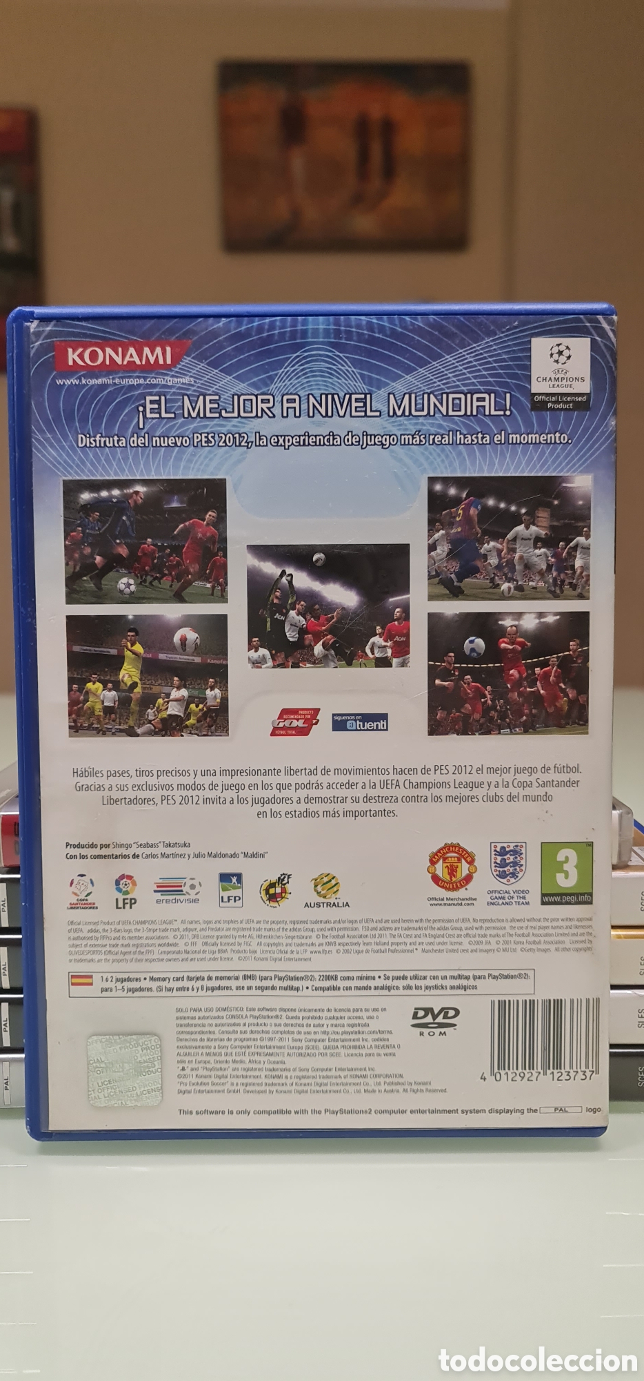 Videojuegos y consolas: Pro Evolution Soccer 2012 PS2 PAL Espa&ntilde;a - Foto 3
