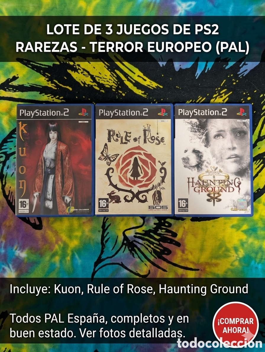 Videojuegos y Consolas: Kuon + haunting ground + rule of rose