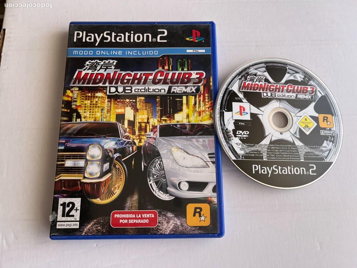 Videojuegos y Consolas: MIDNIGHT CLUB 3 DUB EDITION REMIX - PS2 PLAYSTATION 2 PLAY STATION TWO KREATEN
