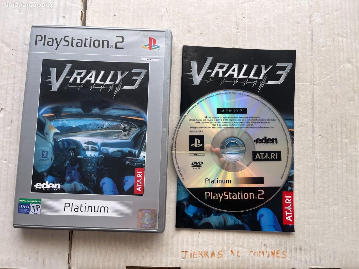 Videojuegos y Consolas: V-RALLY 3 - PS2 PLAYSTATION 2 PLAY STATION TWO KREATEN