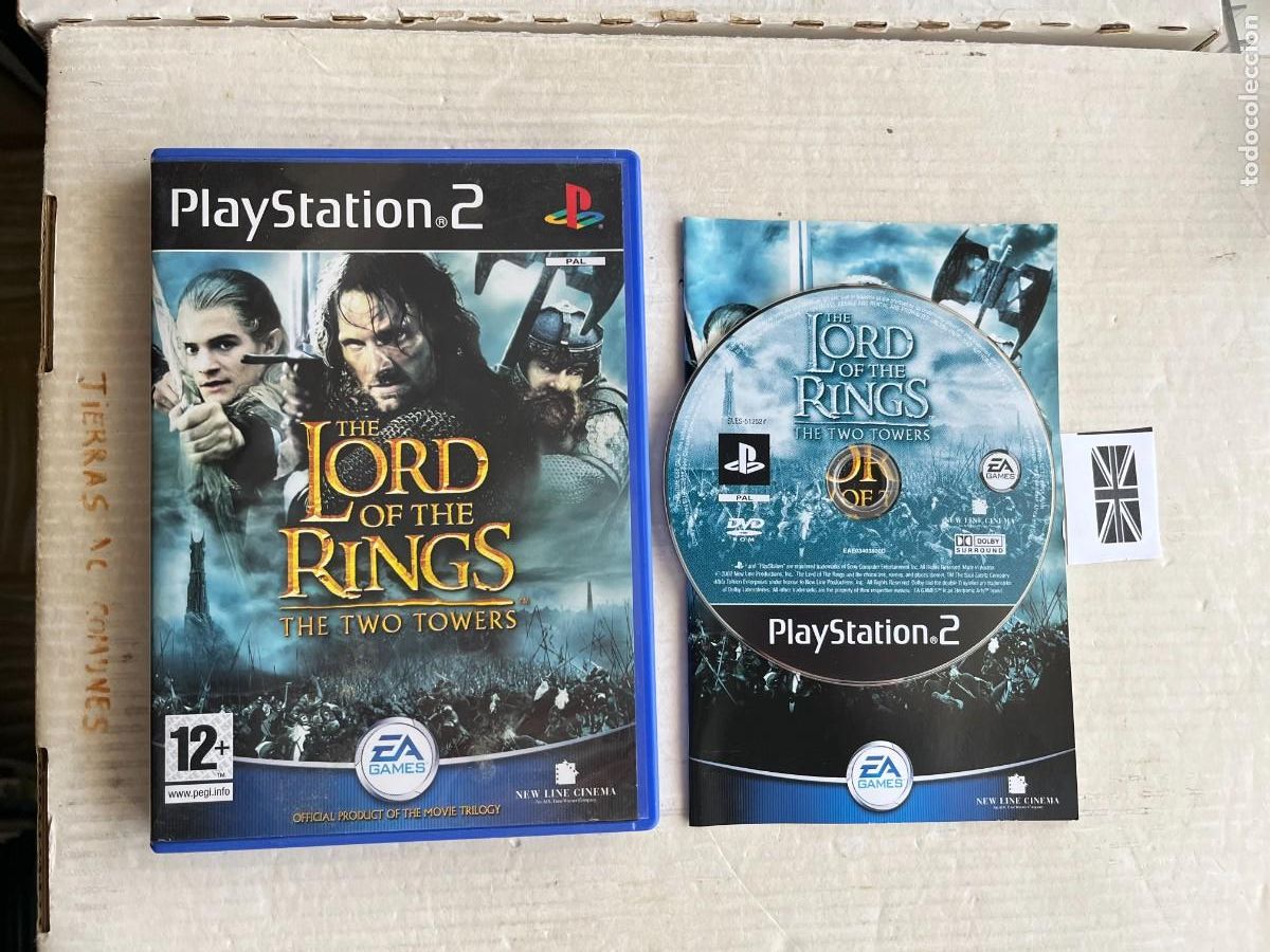 Videojuegos y Consolas: THE LORD OF THE RINGS TWO TOWERS TLOTR- PS2 PLAYSTATION 2 PLAY STATION TWO KREATEN