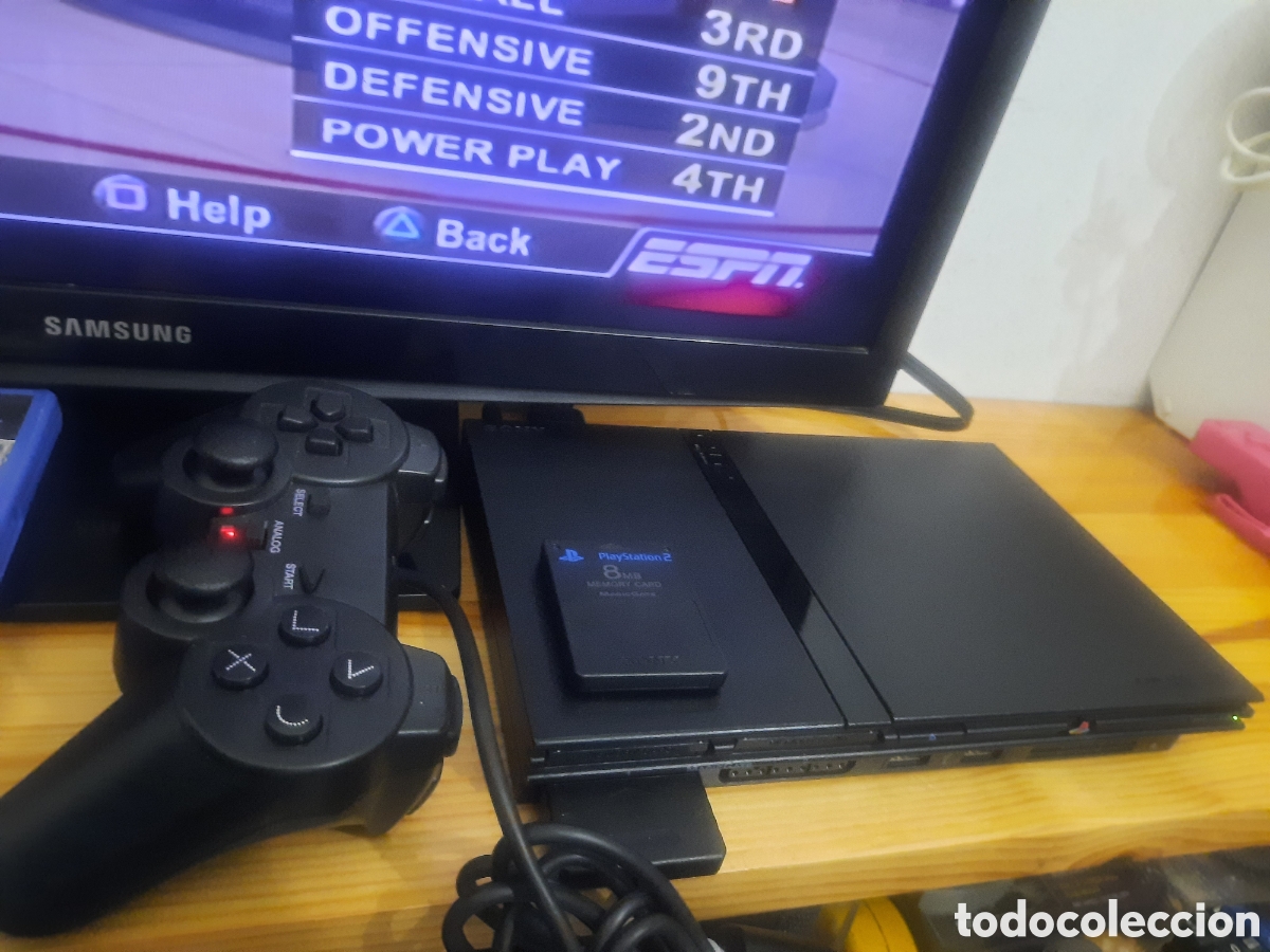 Videojuegos y Consolas: Sony PlayStation2 Slim Completa Con Juego