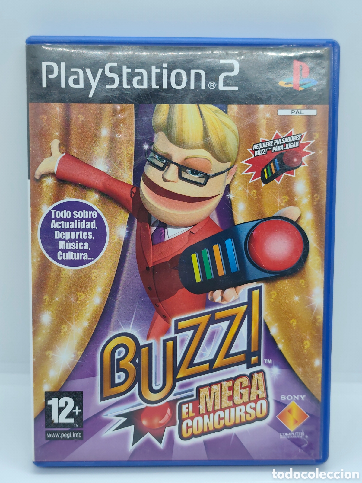 Videojuegos y consolas: Juego play 2 Buzzl el mega - Foto 1