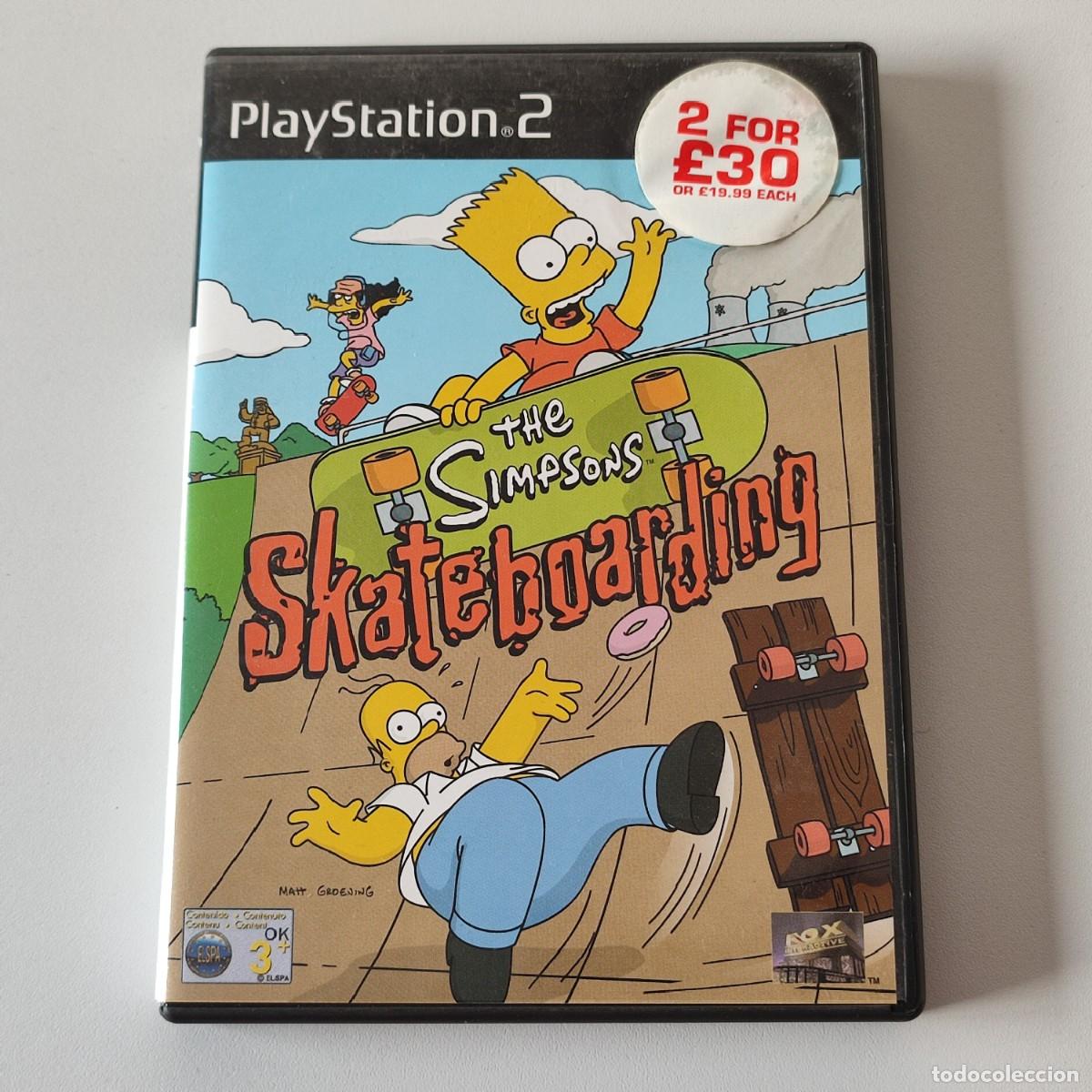 Videojuegos y Consolas: JUEGO PS2 PLAYSTATION PAL THE SIMPSONS SKATEBOARDING