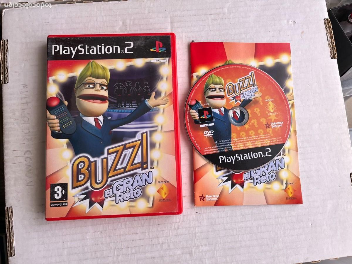 Videojuegos y Consolas: BUZZ EL GRAN RETO - PS2 PLAYSTATION 2 PLAY STATION TWO KREATEN