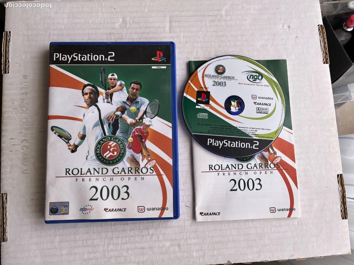 Videojuegos y Consolas: ROLAND GARROS 2003- PS2 PLAYSTATION 2 PLAY STATION TWO KREATEN