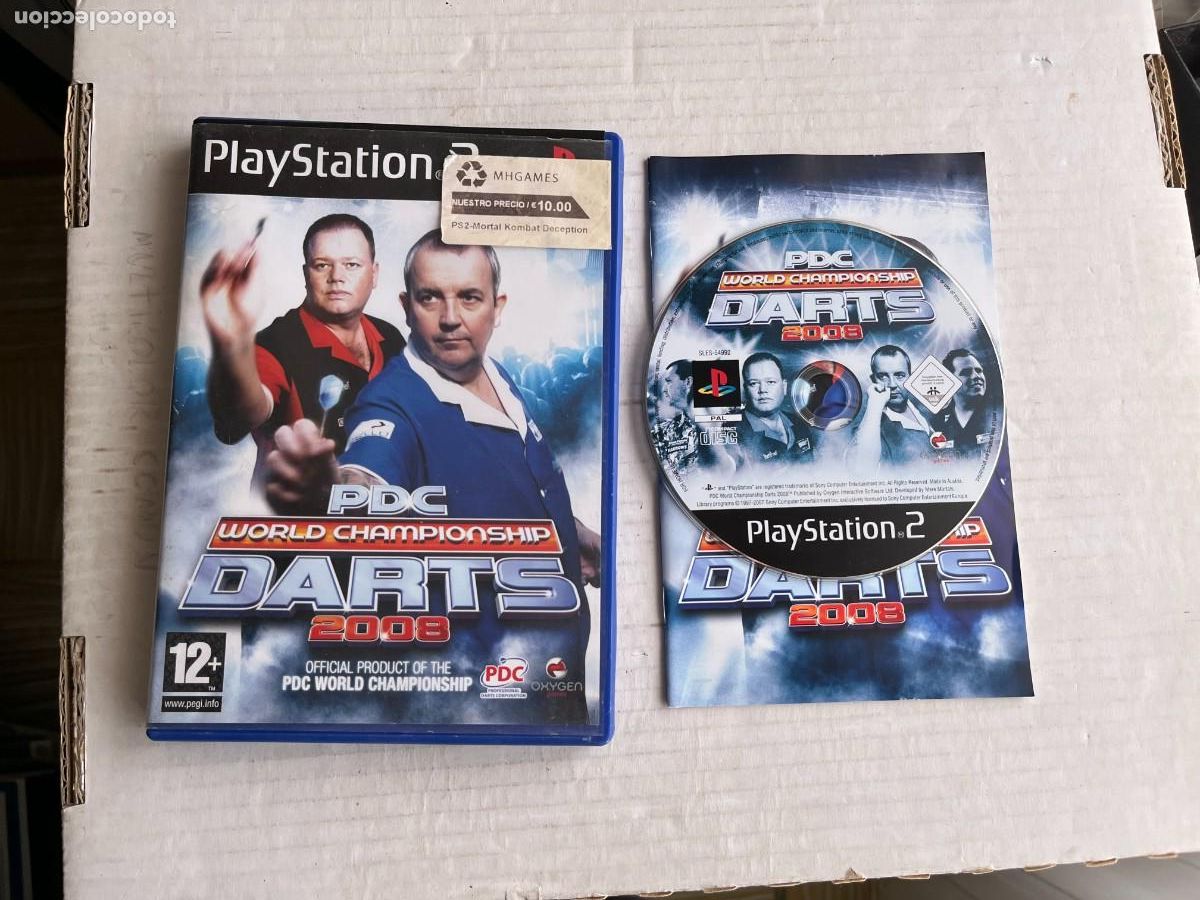 Videojuegos y Consolas: PDC WORLD CHAMPIONSHIP DARTS 2008 PS2 PLAYSTATION 2 PLAY STATION TWO KREATEN