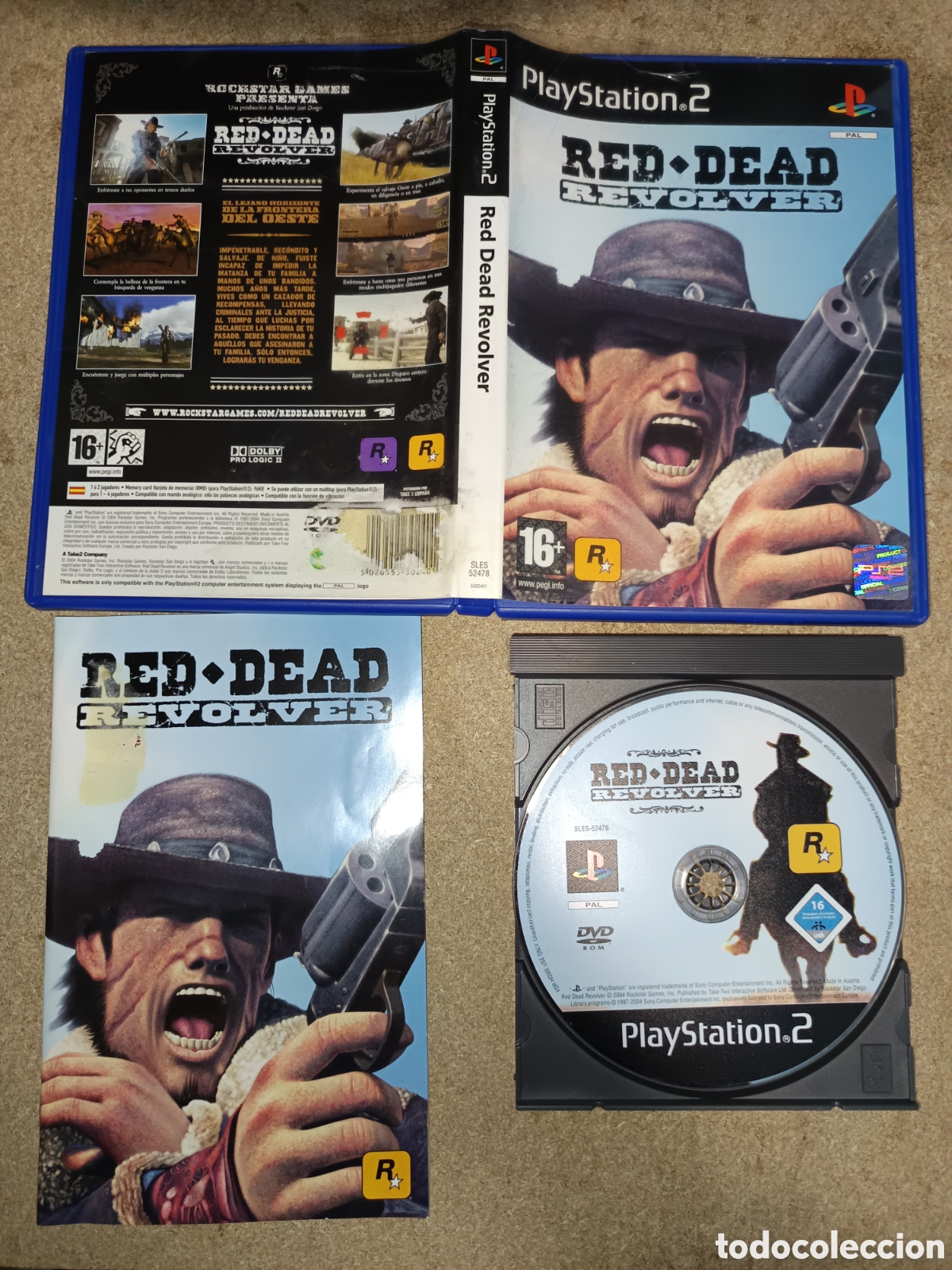 Videojuegos y Consolas: PS2 RED DEAD REVOLVER PAL ESP COMPLETO