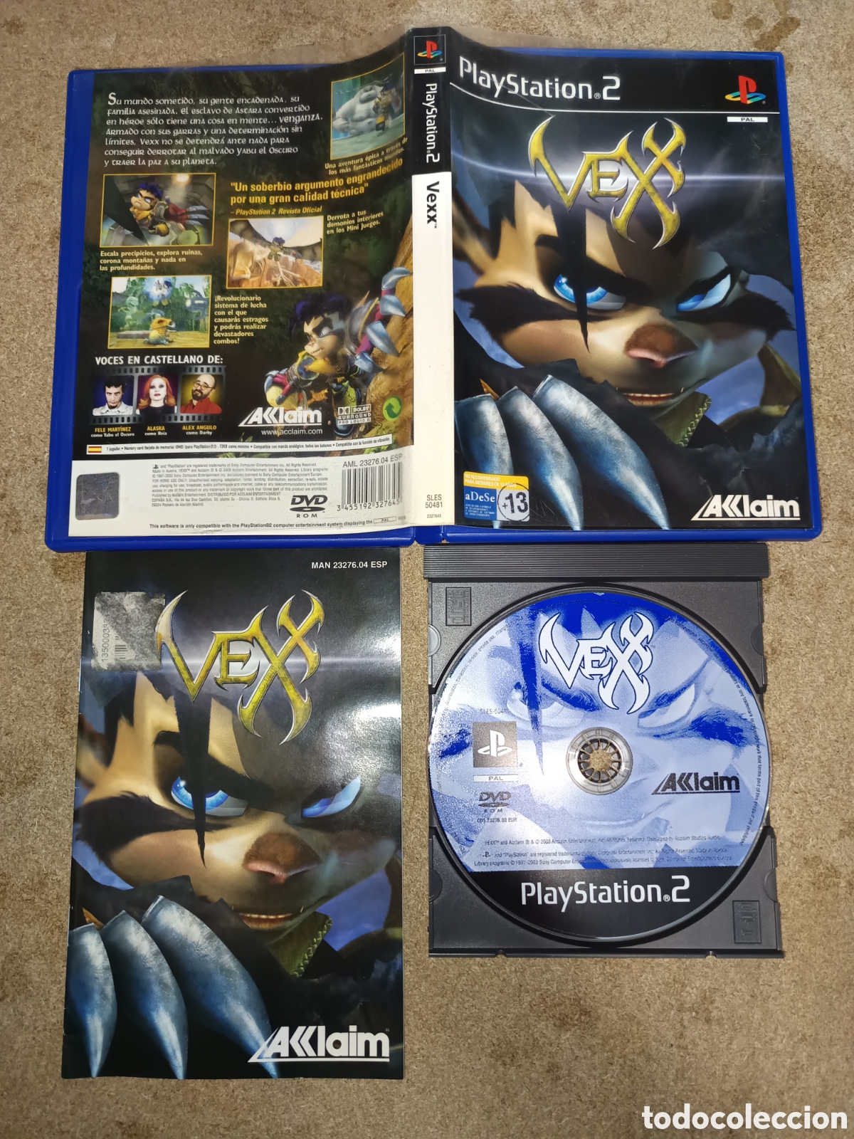 Videojuegos y Consolas: PS2 VEXX PAL ESP COMPLETO