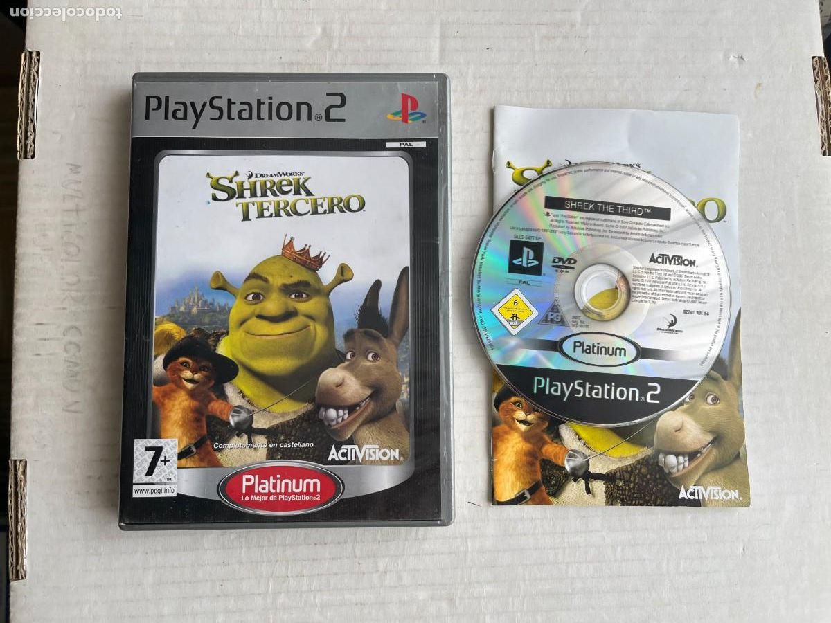 Videojuegos y Consolas: SHRECK TERCERO PLATINUM - PS2 PLAYSTATION 2 PLAY STATION TWO KREATEN