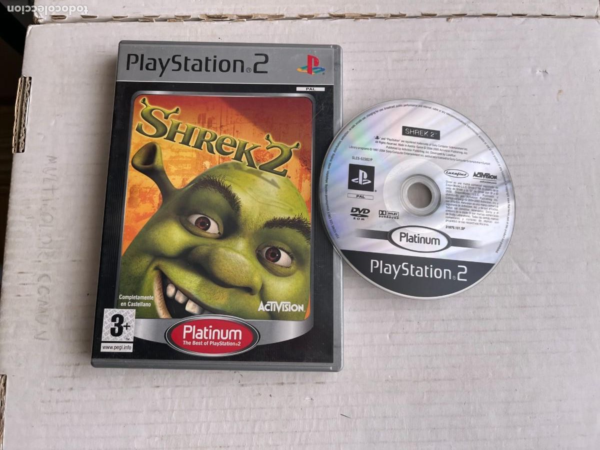 Videojuegos y Consolas: SHRECK 2 PLATINUM - PS2 PLAYSTATION 2 PLAY STATION TWO KREATEN