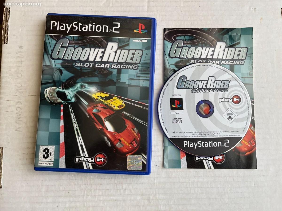 Videojuegos y Consolas: GROOVERIDER SLOT CAR RACING GROOVE RIDER SCALEXTRIX - PS2 PLAYSTATION 2 PLAY STATION TWO KREATEN