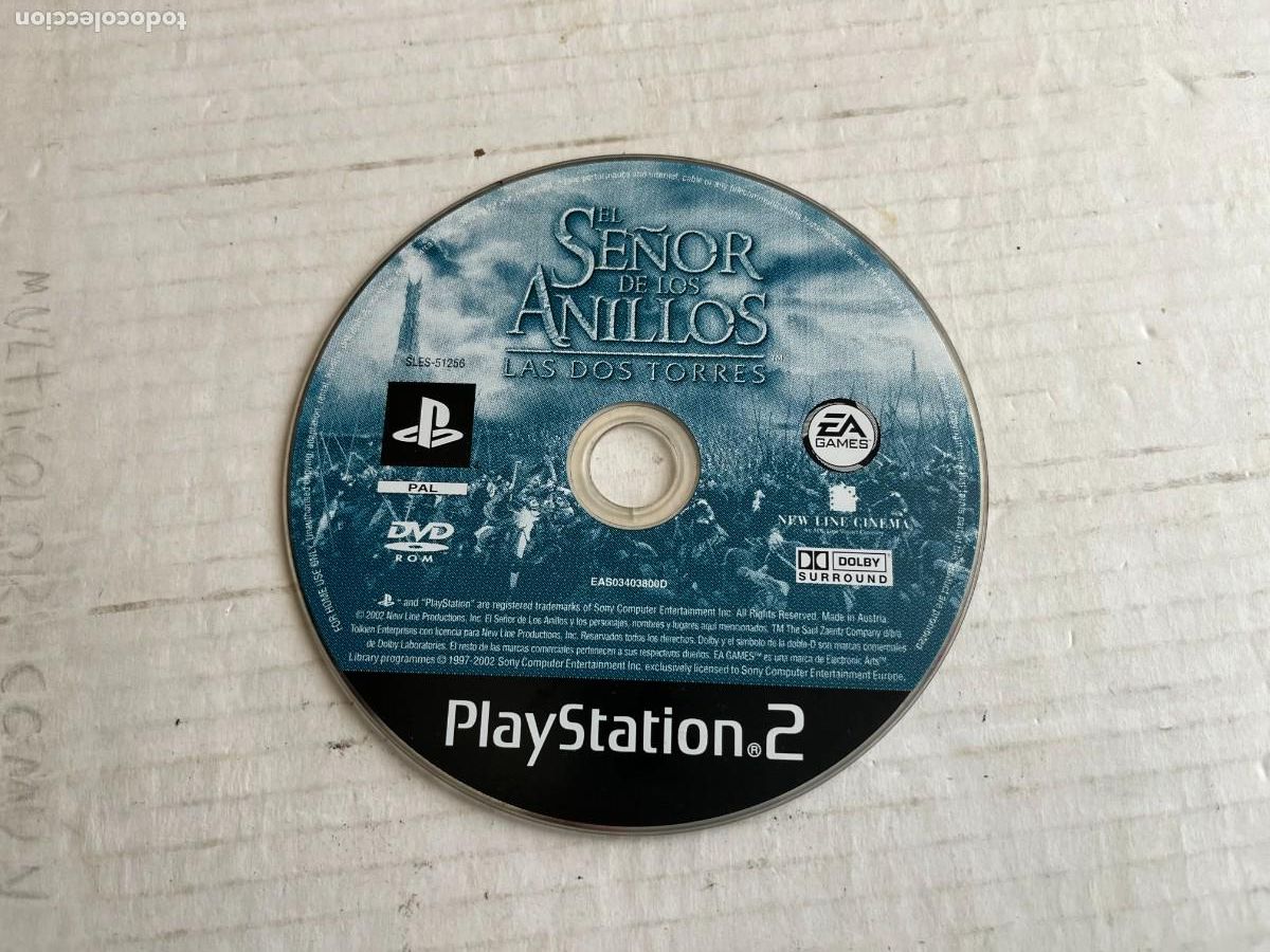 Videojuegos y Consolas: EL SE&Ntilde;OR DE LOS ANILLOS LAS DOS TORRES - PS2 PLAYSTATION 2 PLAY STATION TWO KREATEN