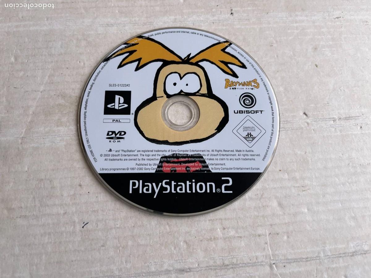 Videojuegos y Consolas: RAYMAN 3 - PS2 PLAYSTATION 2 PLAY STATION TWO KREATEN