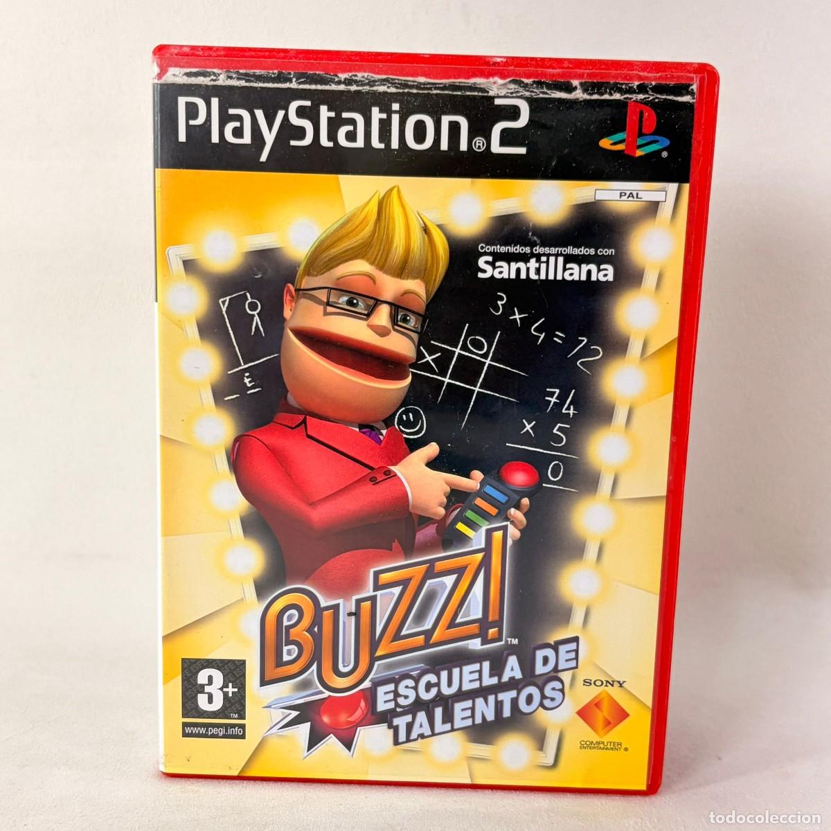 Videojogos e Consolas: VIDEOJUEGO PLAYSTATION 2 - PS2 - BUZZ! ESCUELA DE TALENTOS + CAJA + INSTRUCCIONES