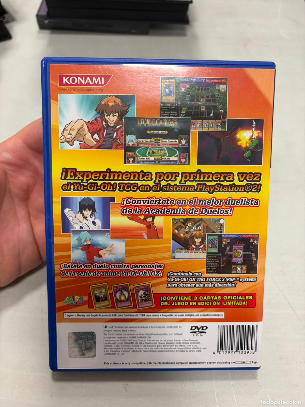 Videojuegos y consolas: Yu gi oh tag force gx evolution - Sony playstation 2 PS2 PAL ESP - Foto 3