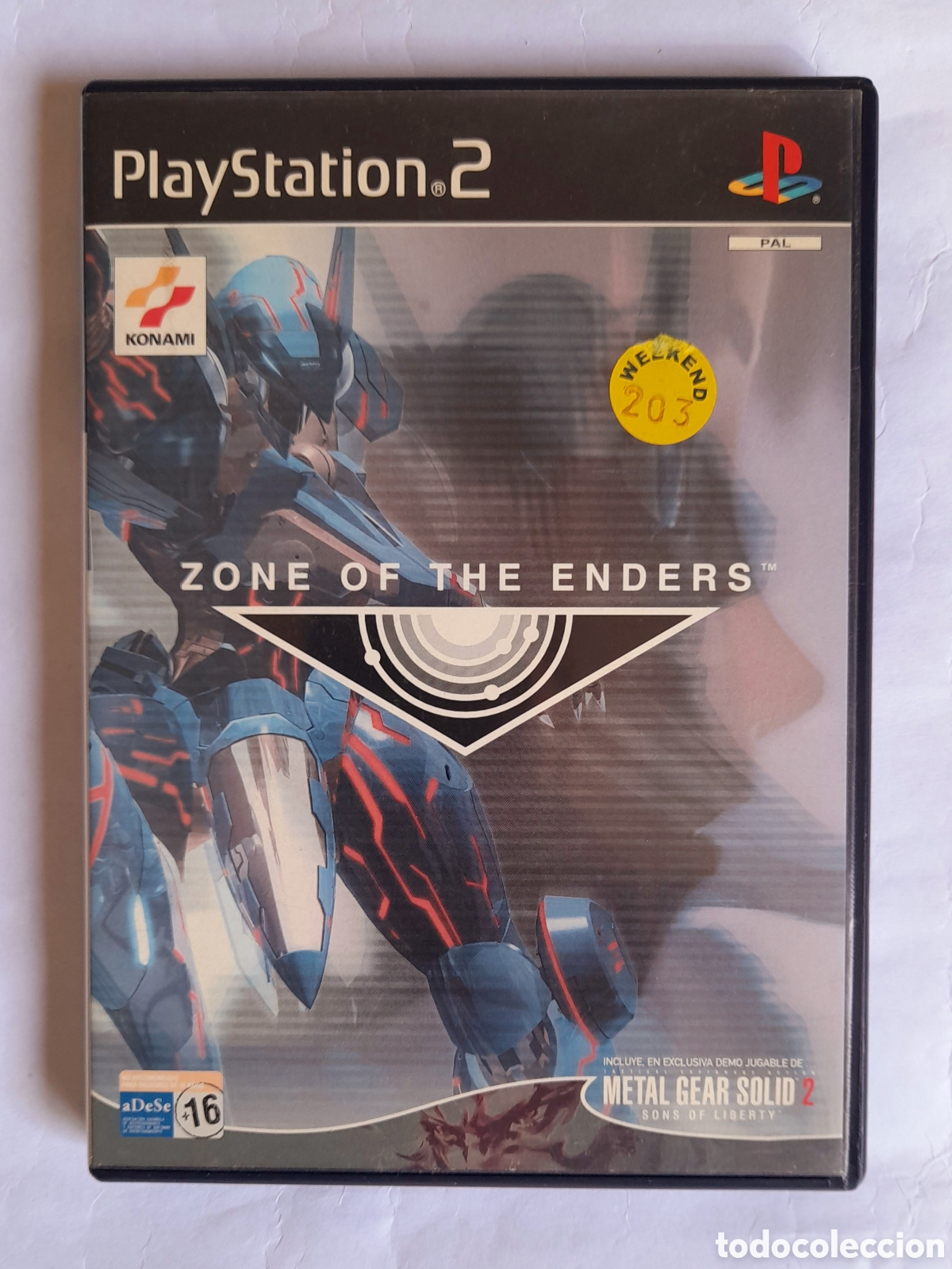 Videojuegos y Consolas: Zone Of The Enders 1 ZOE - PS2 PAL/ES