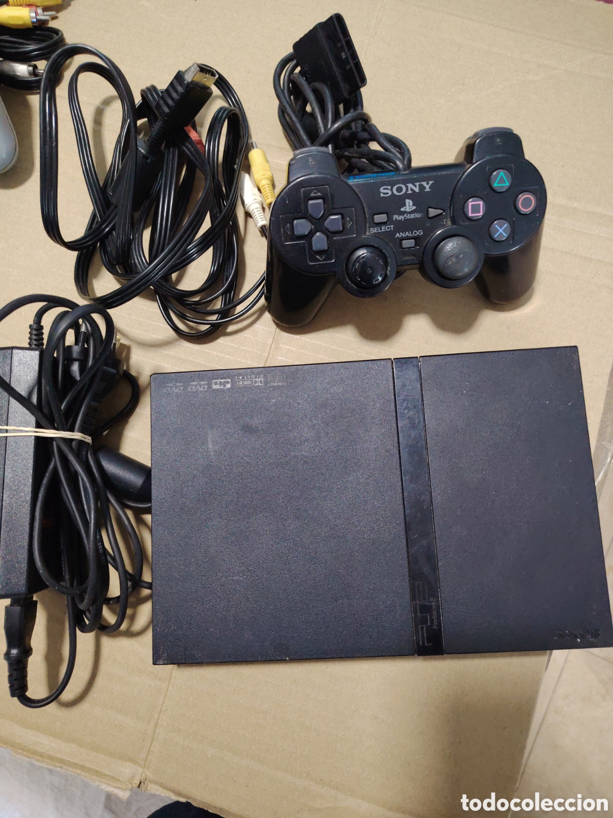 Videojuegos y Consolas: PlayStation 2 slim negra
