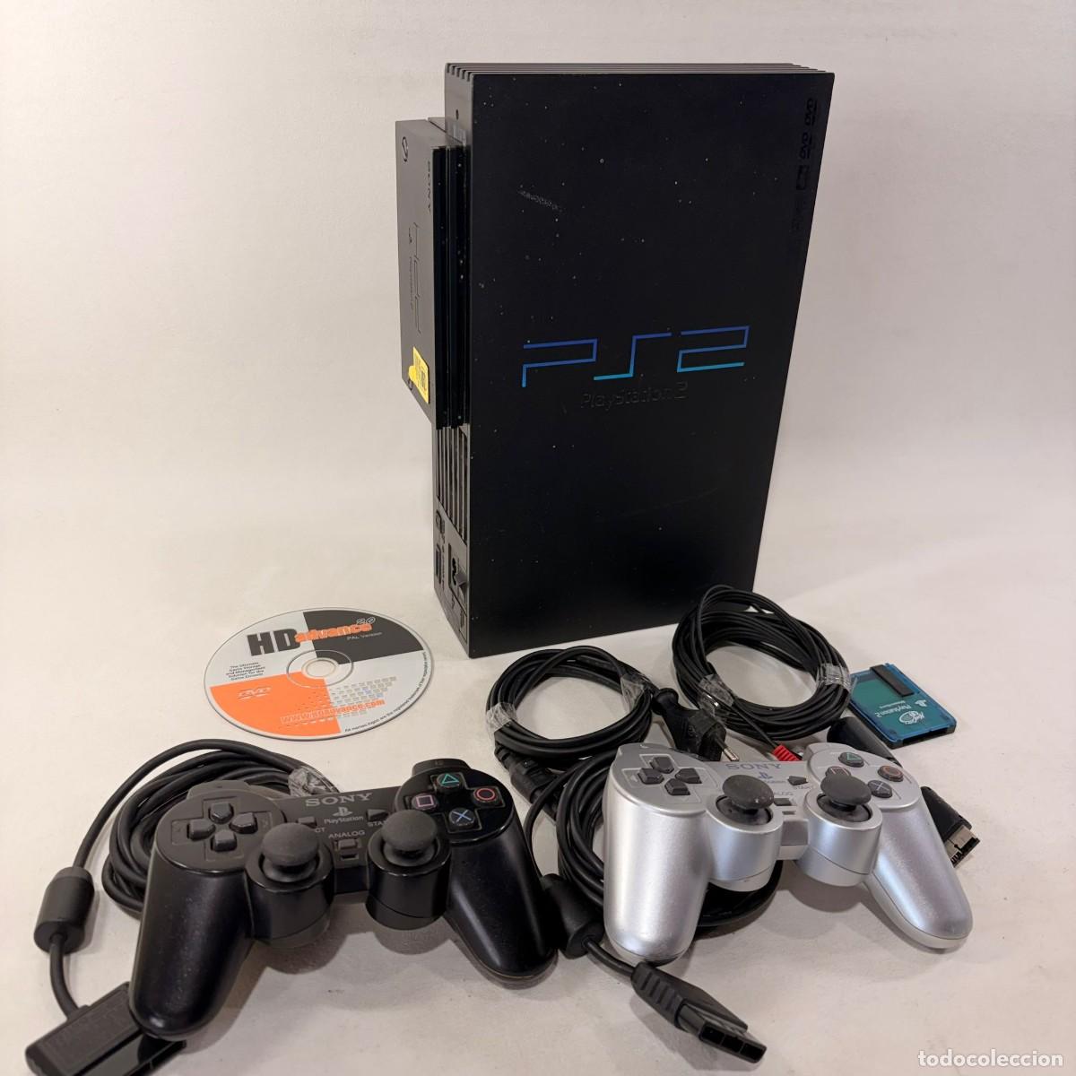 Videojuegos y Consolas: CONSOLA PLAYSTATION 2 - PS2 - MOD SCPH-30004 R + MANDO + CABLES + MEMORY CARD - FUNCIONA