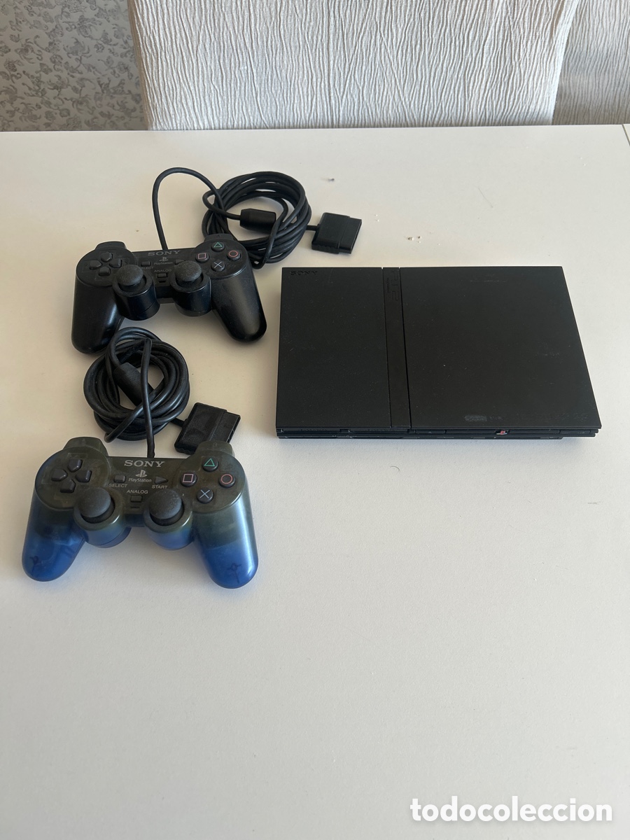Videojuegos y Consolas: Ps2 SLIM CON 2 mandos