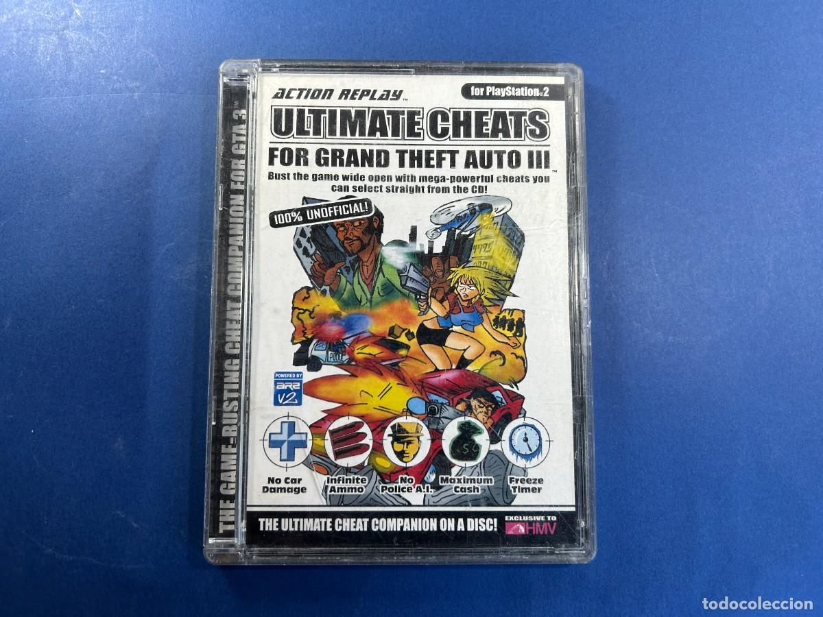 Videojuegos y Consolas: ACTION REPLAY ULTIMATE CHEATS FOR GRAND THEFT AUTO III JUEGO PS2 PLAYSTATION 2