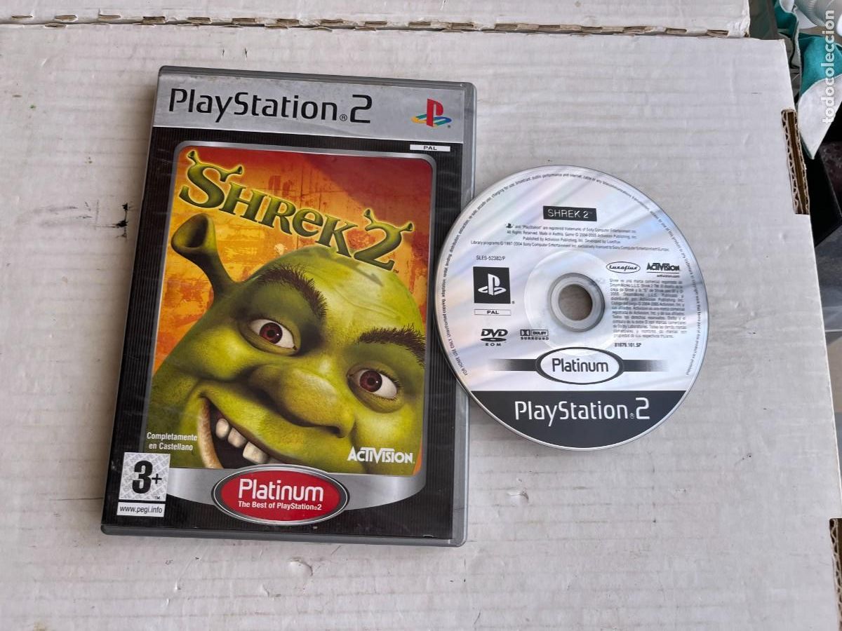 Videojuegos y Consolas: SHREK 2 PLATINUM - PS2 PLAYSTATION 2 PLAY STATION TWO KREATEN