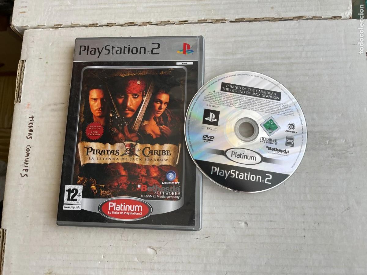 Videojuegos y Consolas: PIRATAS DEL CARIBE LEYENDA JACK SPARROW PLATINUM - PS2 PLAYSTATION 2 PLAY STATION TWO KREATEN
