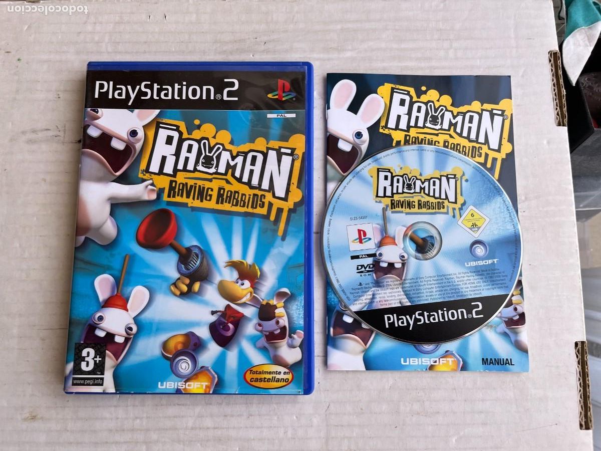 Videojuegos y Consolas: RAYMAN RAVING RABBIDS - PS2 PLAYSTATION 2 PLAY STATION TWO KREATEN