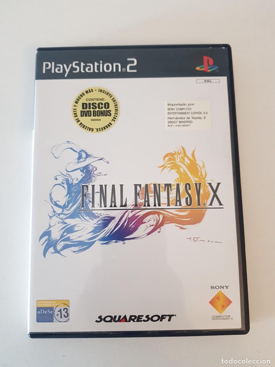 Videojuegos y Consolas: Final Fantasy X PS2 PAL Espa&ntilde;a Completo Castellano PlayStation 2 Squaresoft