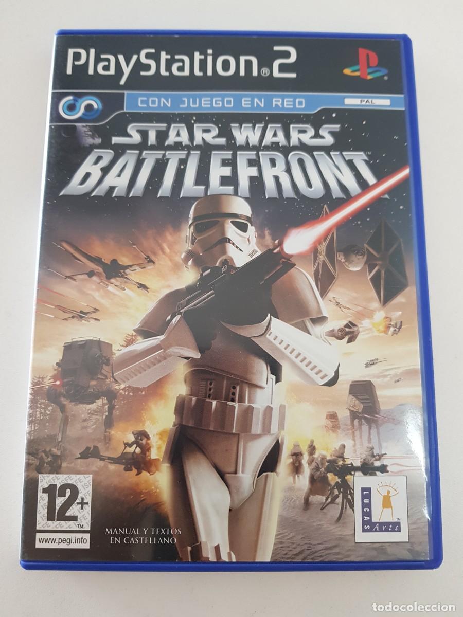 Videojuegos y Consolas: Star Wars Battlefront PS2 PAL Esp Completo Castellano PlayStation 2 Lucas Arts