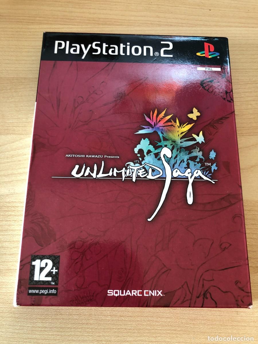 Videojuegos y Consolas: Unlimited Saga Edicion de Coleccionistas PS2 PAL Espa&ntilde;a Completo PlayStation 2