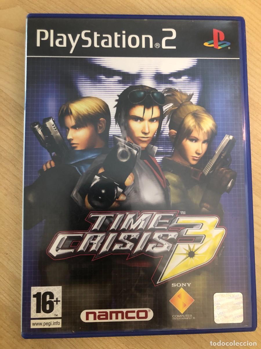 Jeux Vid&eacute;o et Consoles: Time Crisis 3 PS2 PAL Espa&ntilde;a Completo Playstation 2 Castellano Original Namco