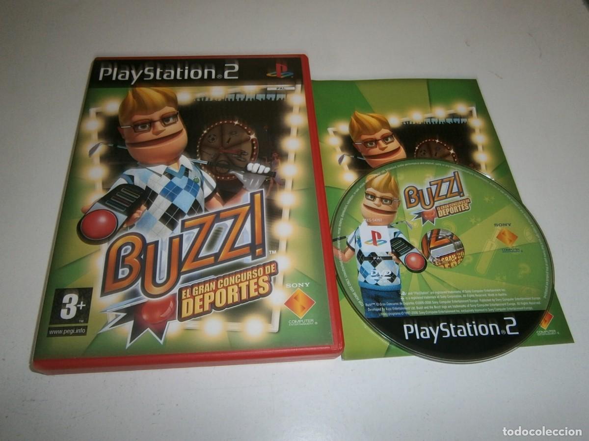 Videojuegos y Consolas: BUZZ! EL GRAN CONCURSO MUSICAL DE DEPORTES PLAYSTATION 2 PAL ESPA&Ntilde;A