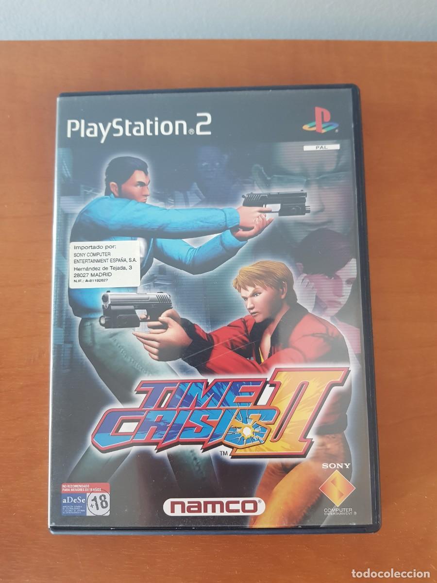 Videojuegos y Consolas: Time Crisis II PS2 PAL Espa&ntilde;a Completo PlayStation 2 Namco