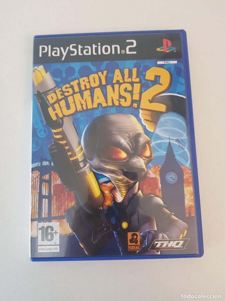 Videojuegos y Consolas: Destroy all humans PS2 PAL Espa&ntilde;a Completo Castellano PlayStation 2 Original THQ