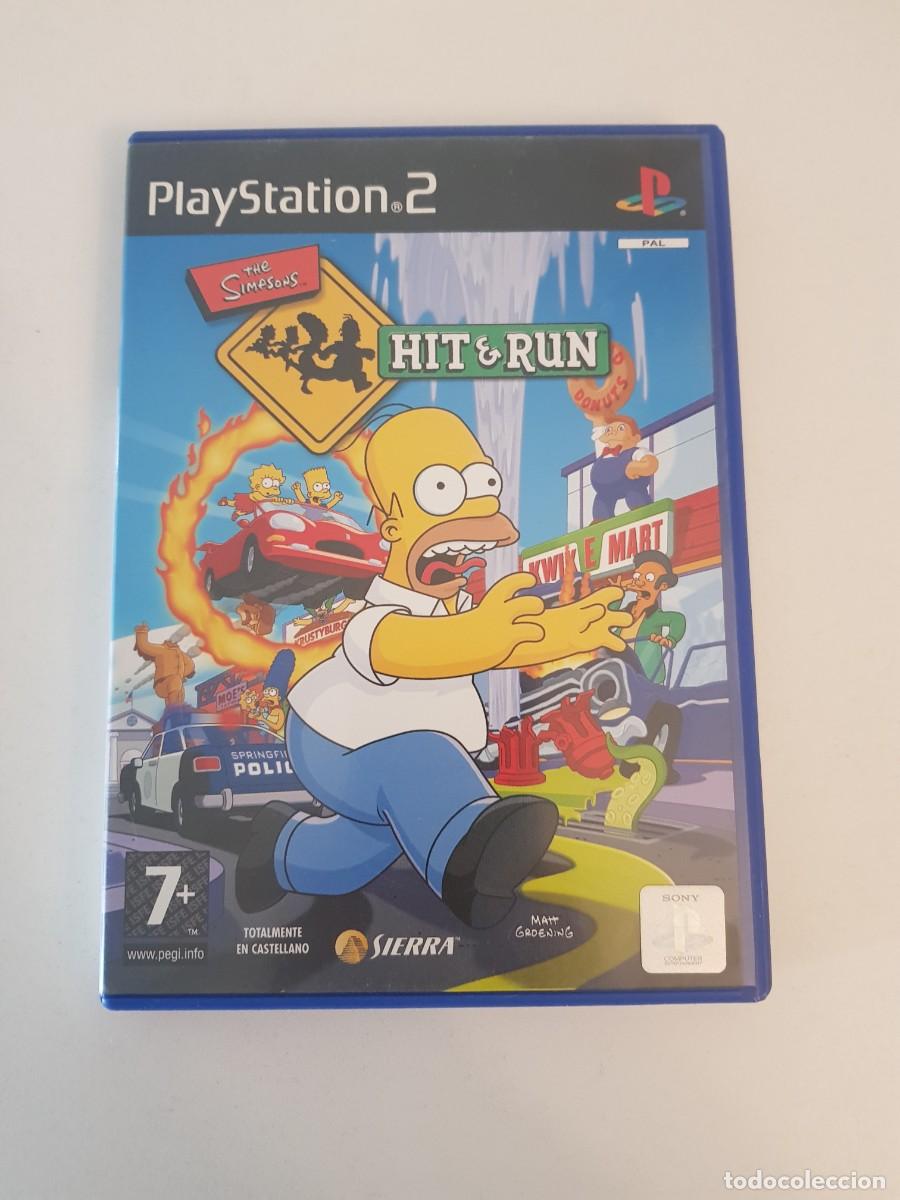 Videojuegos y Consolas: The Simpsons Hit and Run PS2 PAL Espa&ntilde;a Completo PlayStation 2 Sierra