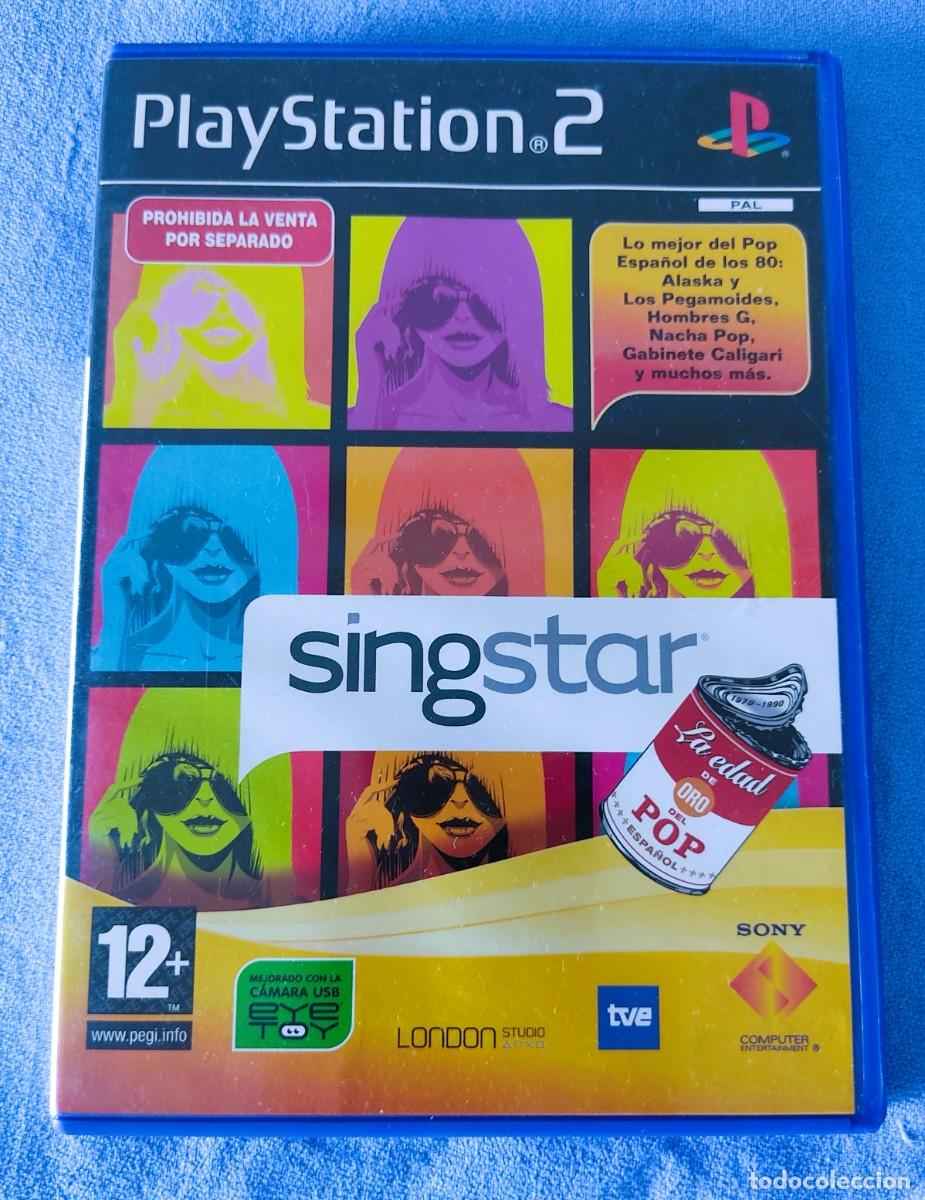 Videojuegos y Consolas: SINGSTAR SING STAR LA EDAD DE ORO DEL POP ESPA&Ntilde;OL PLAYSTATION 2