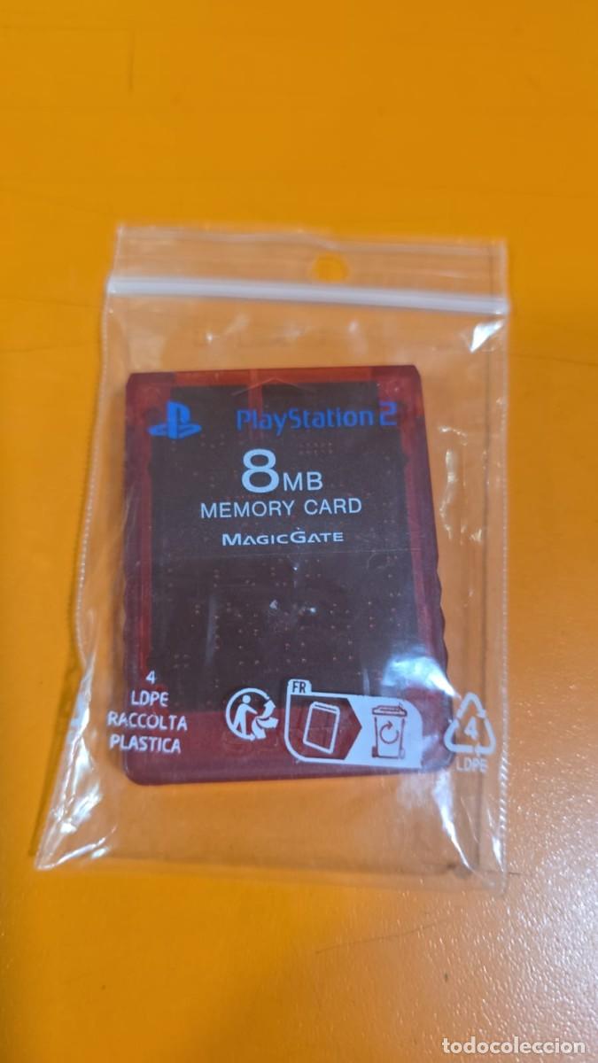 Videojuegos y Consolas: Sony Tarjeta de memoria PS2, color rojo, 8 MB