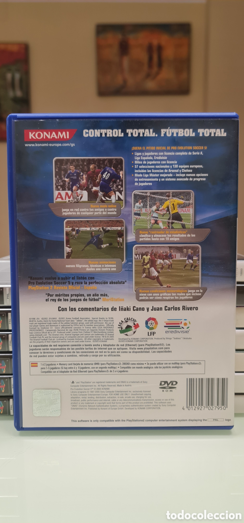Videojuegos y consolas: Pro Evolution Soccer 5 PS2 PAL Espa&ntilde;a - Foto 3