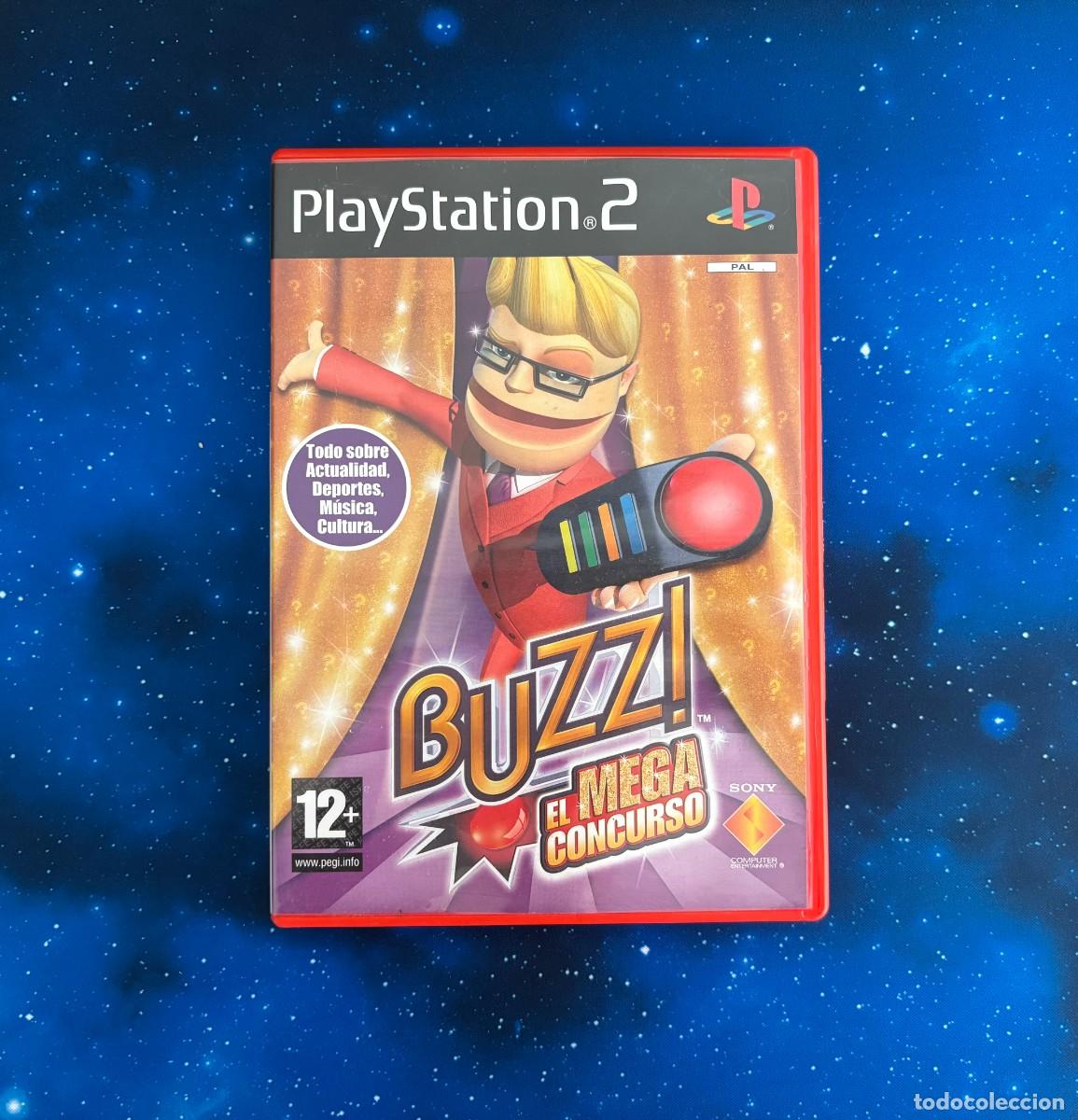 Videojuegos y Consolas: Buzz! El Mega Concurso PS2 Completo PAL Espa&ntilde;a Sony PlayStation 2