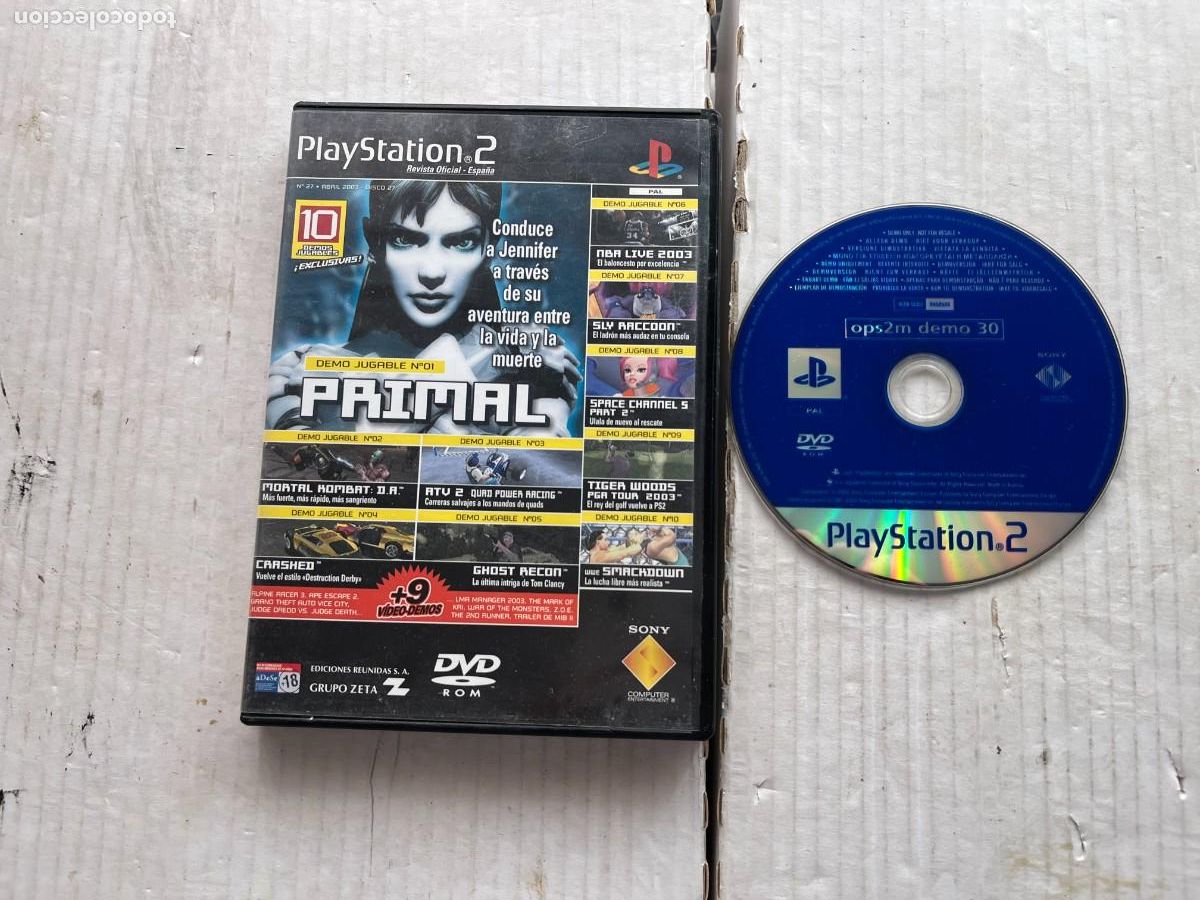 Videojuegos y Consolas: DEMO PRIMAL Y MAS - PS2 PLAYSTATION 2 PLAYSTATION TWO KREATEN