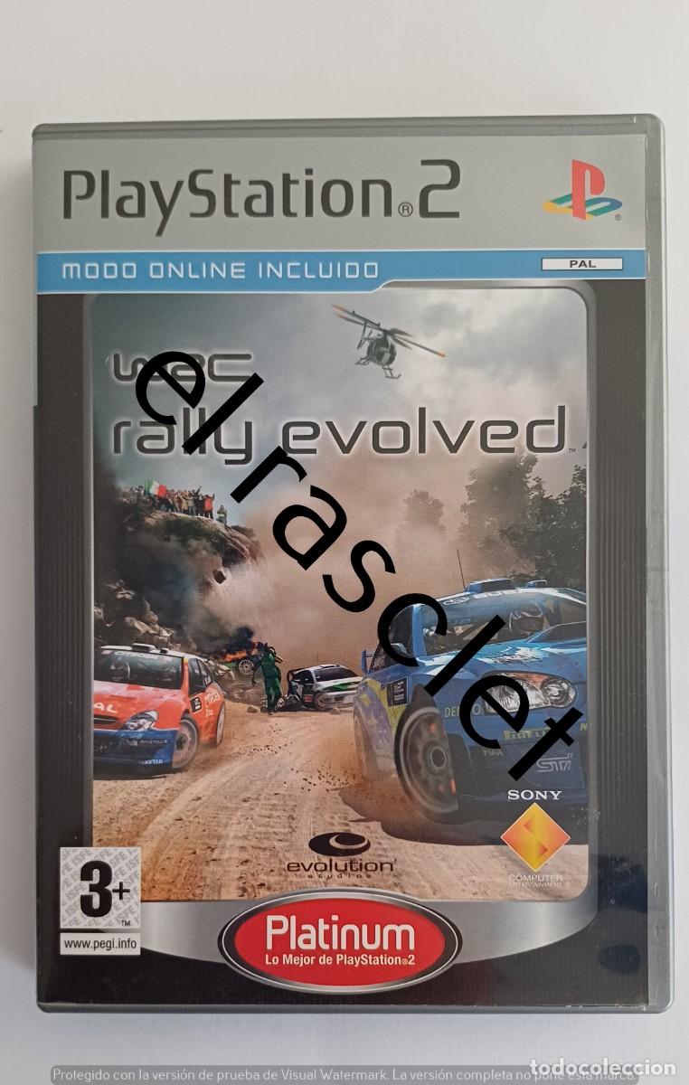 Videojuegos y Consolas: CAJA VACIA PLAY STATION 2 -PLATINUM - WRC - TALLY EVOLVED - CONTIENE MANUAL