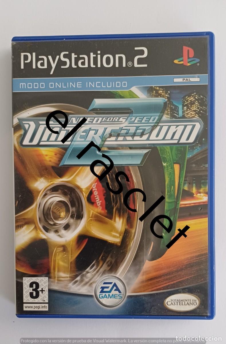 Videojuegos y Consolas: CAJA VACIA PLAY STATION 2 -NEED FOR SPEED &rdquo;UNDERGROUND 2- CONTIENE MANUAL