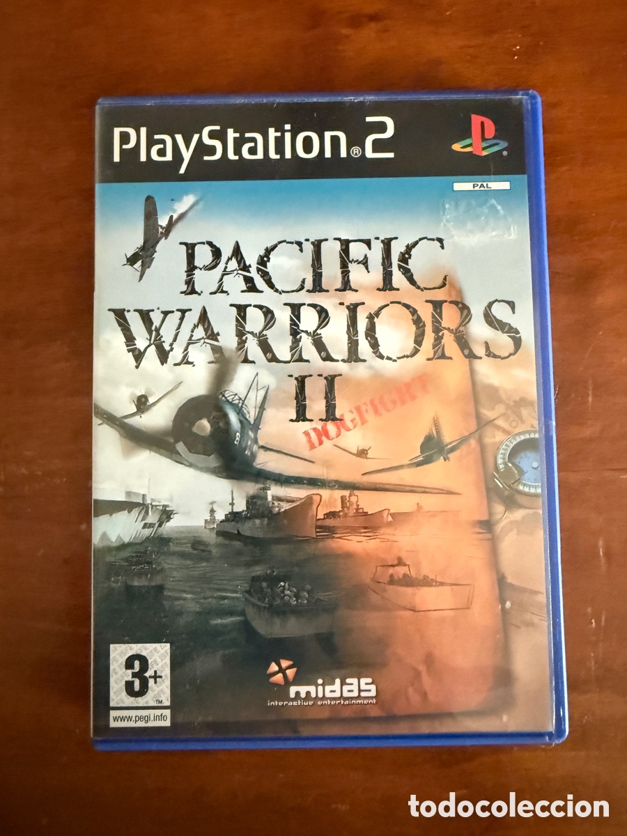 Videojuegos y Consolas: Pacific Warriors II Dogfight PS2 Completo | Manual + Disco Muy Buen Estado