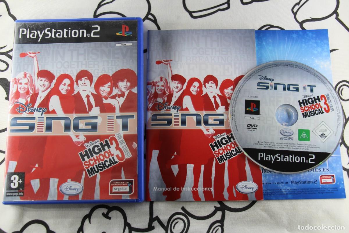 Videogiochi e Consoli: PLAY STATION 2 PS2 DISNEY SING IT: HIGH SCHOOL MUSICAL 3 FIN DE CURSO PAL ESPA&Ntilde;A