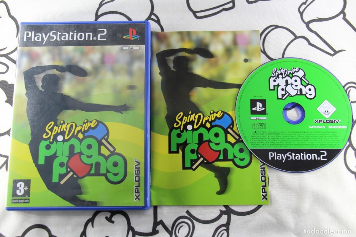 Video Games and Consoles: PLAY STATION 2 PS2 SPINDRIVE PING PONG COMPLETO PAL ESPA&Ntilde;A
