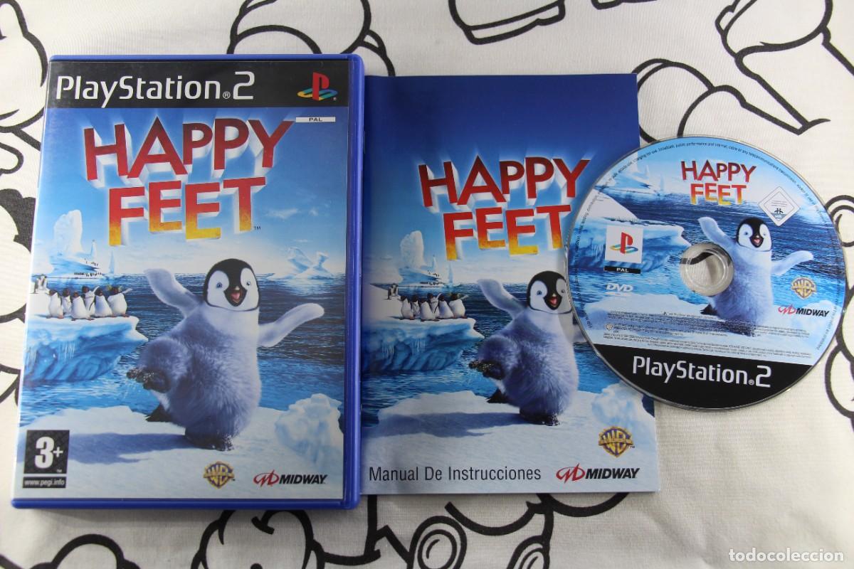 Video Games and Consoles: PLAY STATION 2 PS2 HAPPY FEET COMPLETO PAL ESPA&Ntilde;A