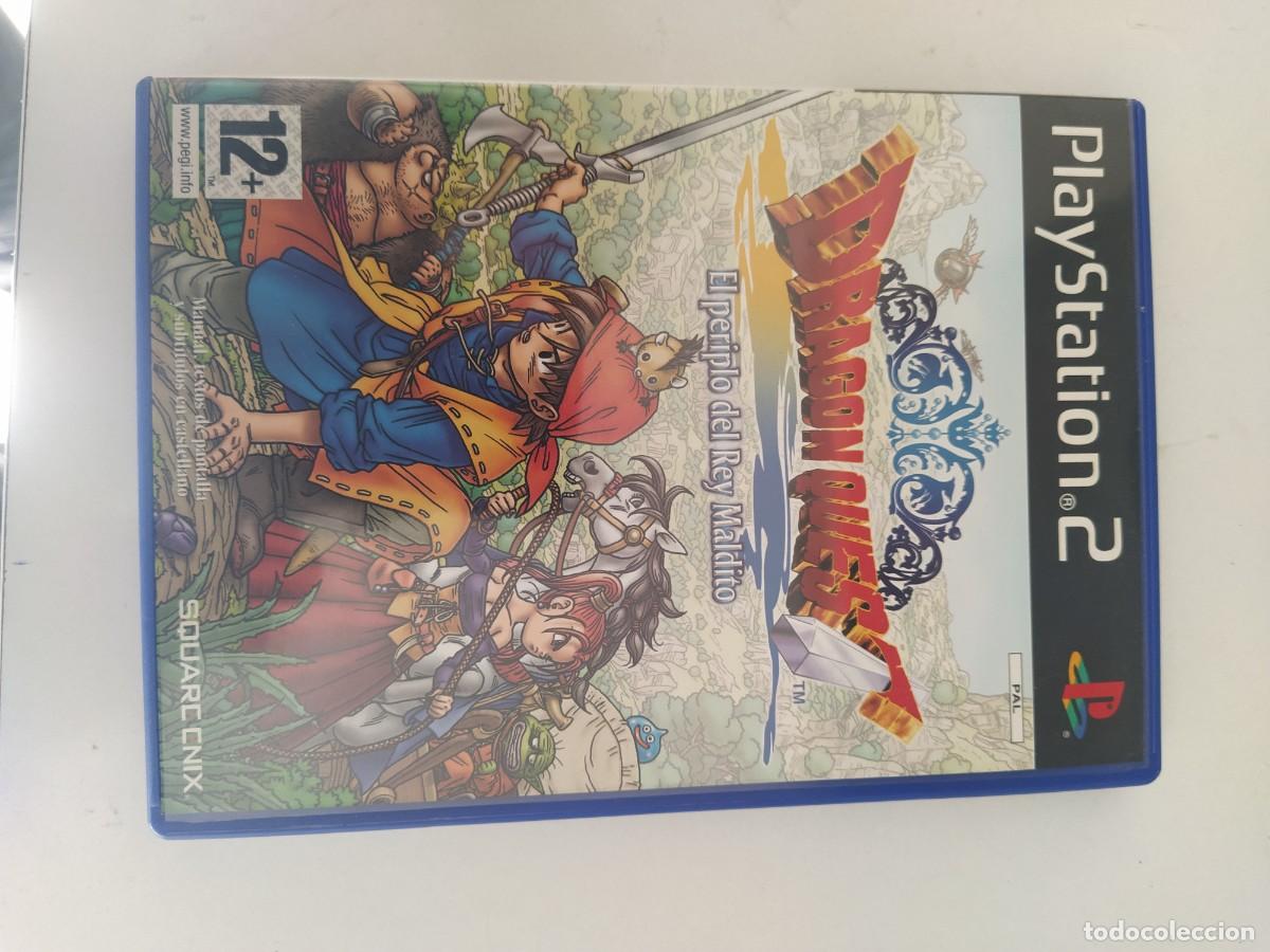 Videojuegos y Consolas: DRAGON QUEST PERIPLO REY MALDITO PS2 PLAYSTATION 2 COMPLETO PAL-ESPA&Ntilde;A , ORIGINAL