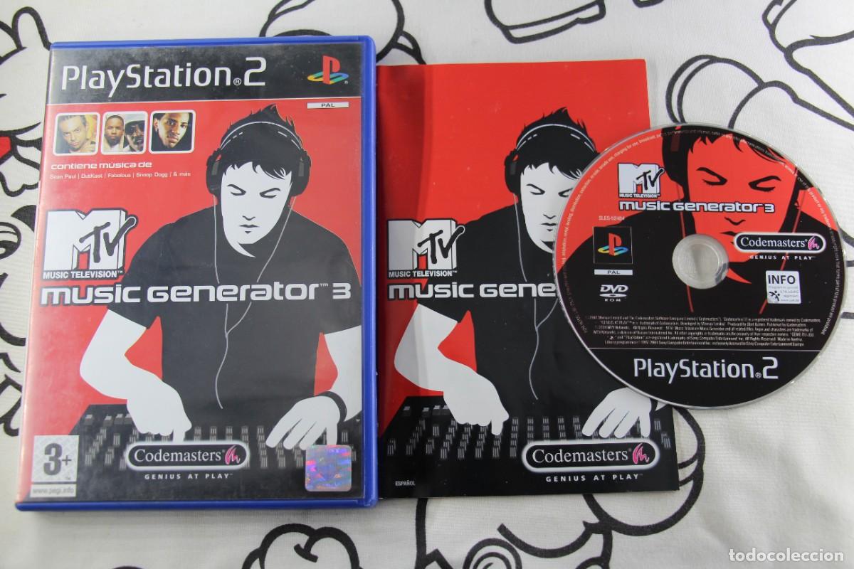 Videogiochi e Consoli: PLAY STATION 2 PS2 MTV MUSIC GENERATOR 3 COMPLETO PAL ESPA&Ntilde;A